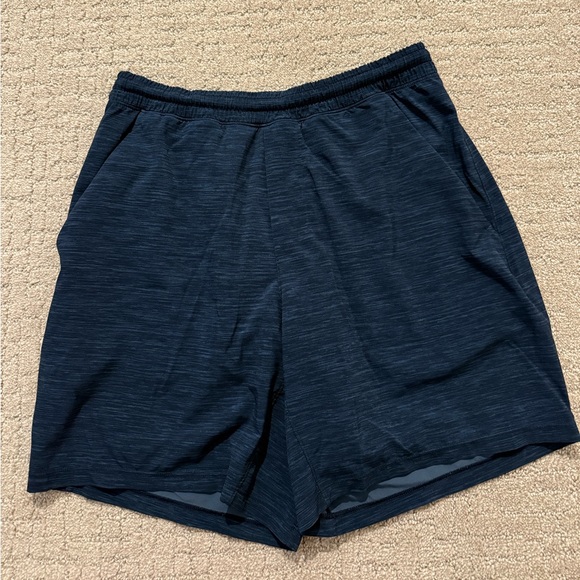 Navy Lululemon Pace Breaker 7” Lined - Picture 1 of 2